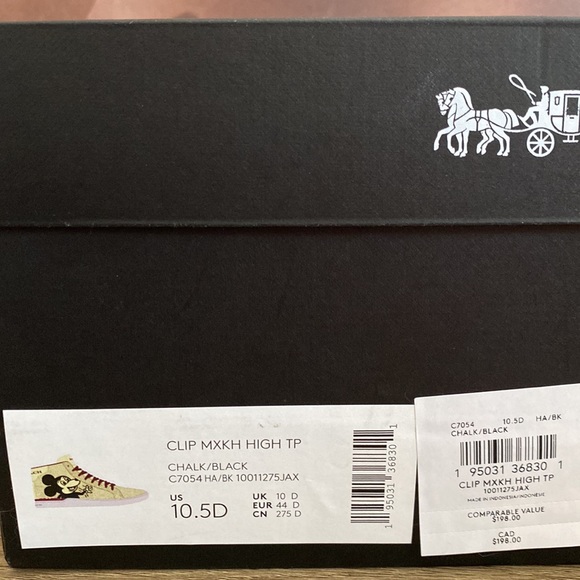 Coach Disney Mickey Mouse X Keith Haring Sneaker worn once. - Picture 8 of 9